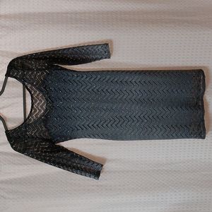 Gradient silver dress